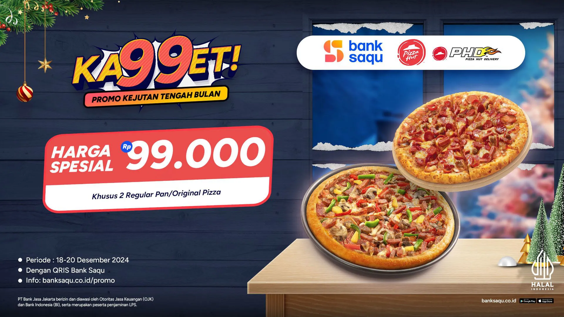 Promo Bank Saqu x Pizza Hut