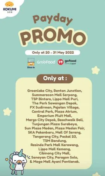 Promo Payday Kokumi