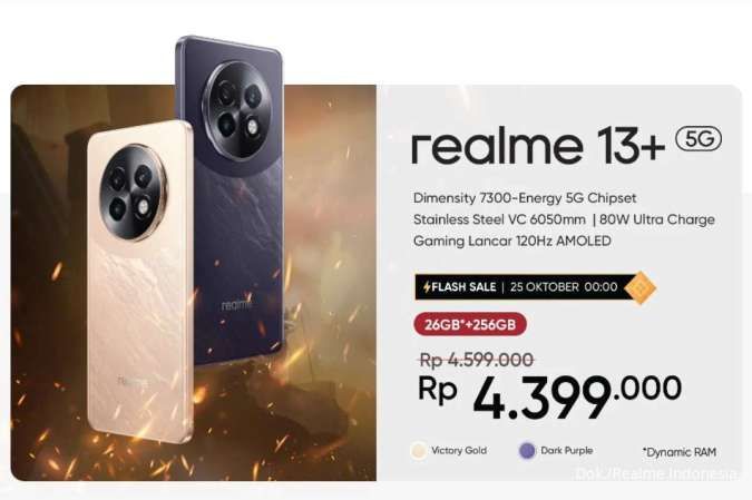 Realme 13+ 5G Indonesia: Harga Resmi dan Spesifikasi Lengkap