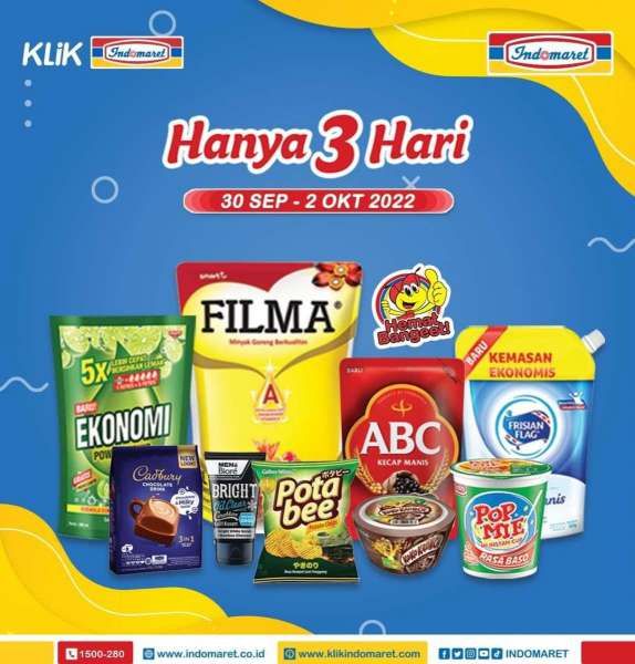 Katalog Promo JSM Indomaret Hanya 3 Hari Periode 30 September-2 Oktober 2022