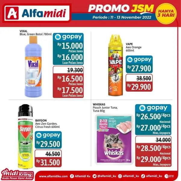 Promo JSM Alfamidi Periode 11-13 November 2022