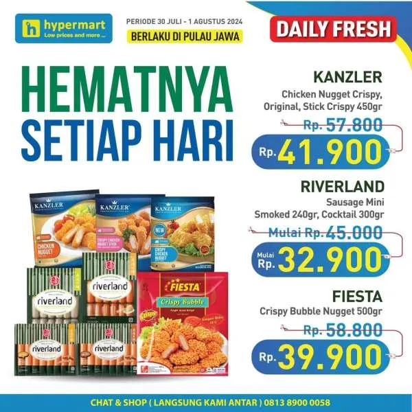 Promo Hypermart Hyper Diskon Weekday Periode 30 Juli-1 Agustus 2024