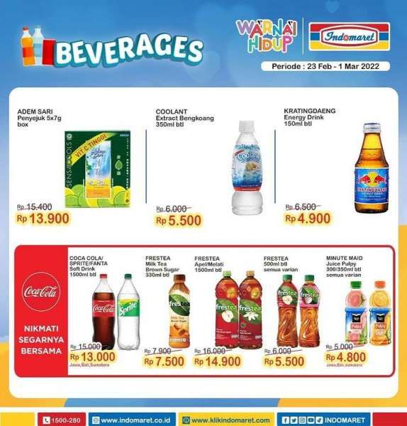 Promo Indomaret Super Hemat Mingguan 23 Februari-1 Maret 2022