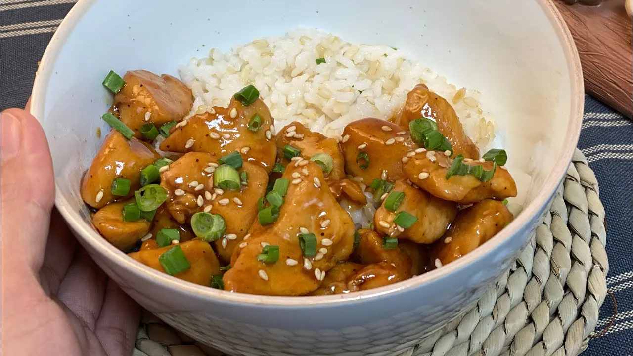 Honey Chicken Rice Bowl