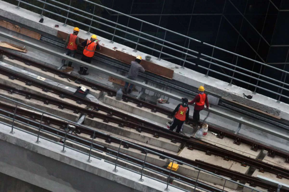 Pembangunan Lintas Raya Terpadu (LRT) Rute Velodrome-Manggarai Dimulai