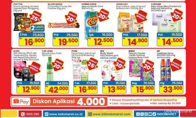 Promo Indomaret 8-14 Januari 2026, Silver Queen dan Rinso Hemat 20%