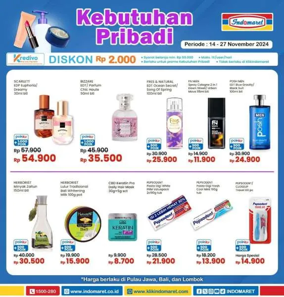 Promo Indomaret Super Hemat Periode 14-27 November 2024