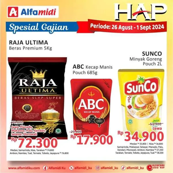 Promo Alfamidi Hemat Satu Pekan Periode 26 Agustus-1 September 2024