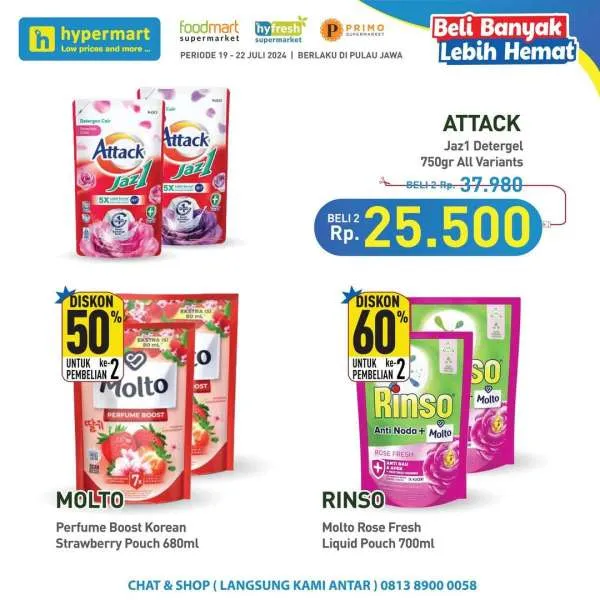 Promo Hypermart Beli Banyak Lebih Hemat Periode 19-22 Juli 2024