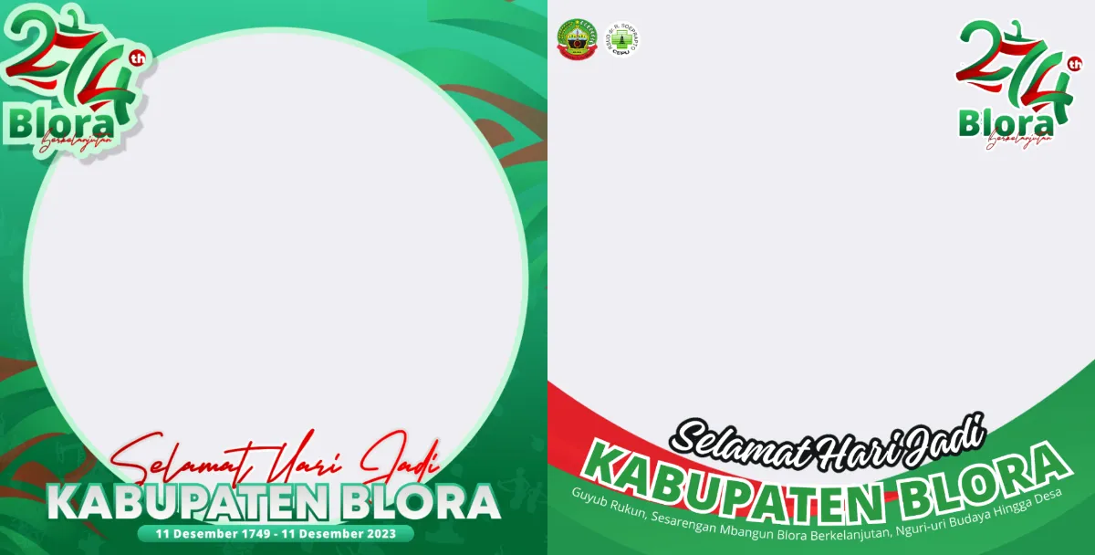 15 Twibbon Hari Jadi Blora 2023, Rayakan dan Pasang Bingkai Fotonya 