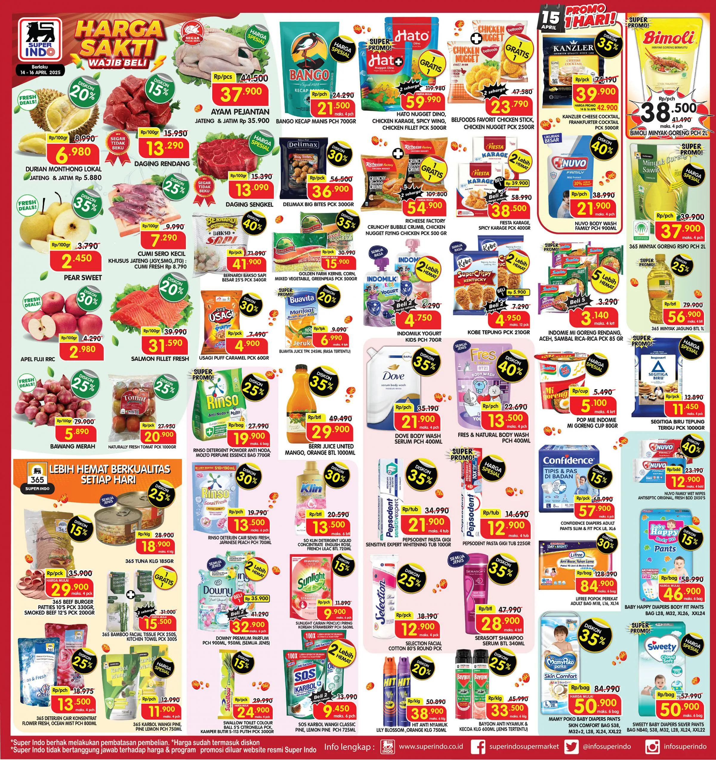 Promo Superindo Weekday 14-17 April 2025