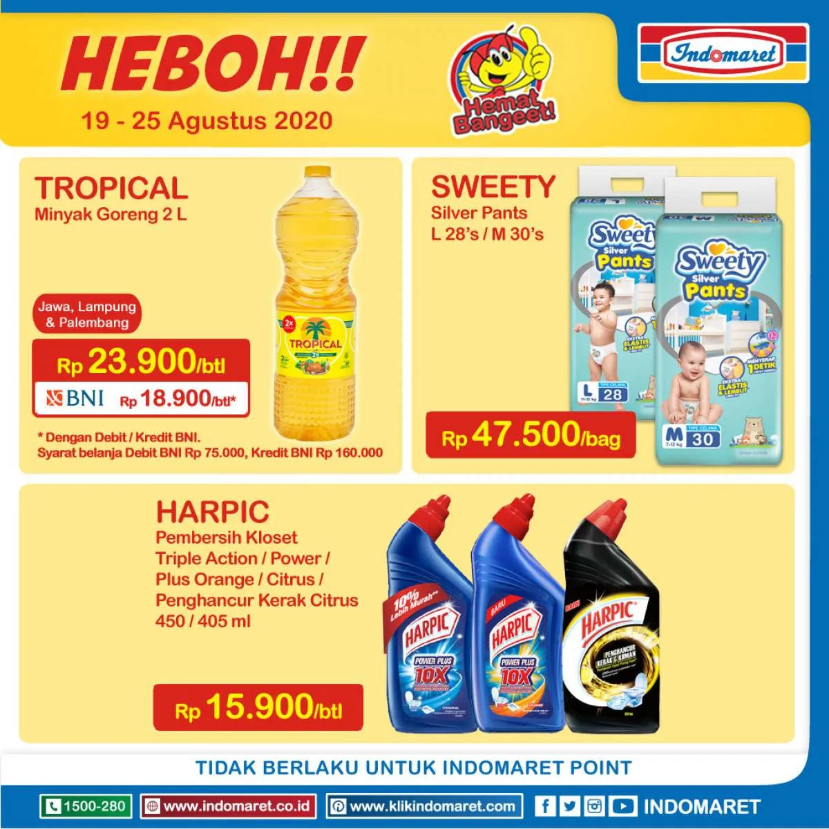 Promo Indomaret Harga Heboh terbaru, 24 Agustus 2020!