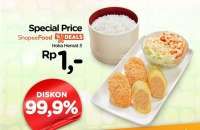 Waktunya Serbu Promo HokBen Hoka Hemat Cuma Rp 1! Hari Ini Saja Mulai Jam 11.00 WIB