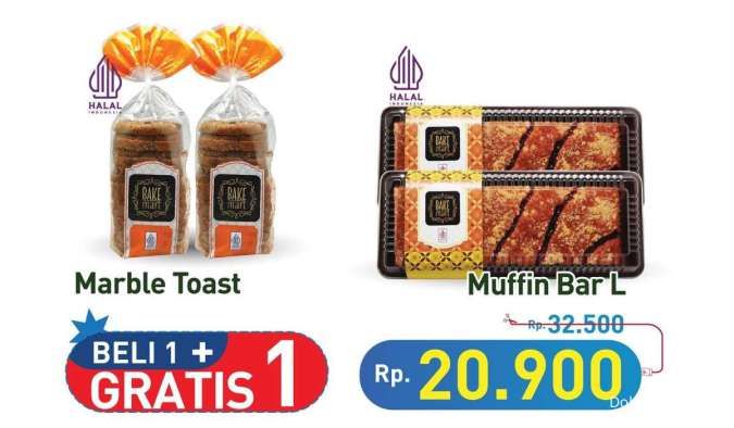 Promo JSM Hypermart Periode 11-14 Oktober 2024, Roti-Yogurt Drink Beli 1 Gratis 1