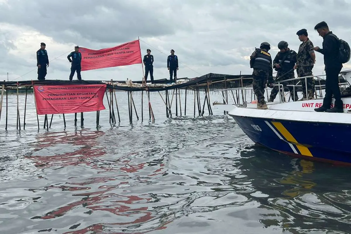 KKP Stop Pemagaran Laut Tanpa Izin di Tangerang