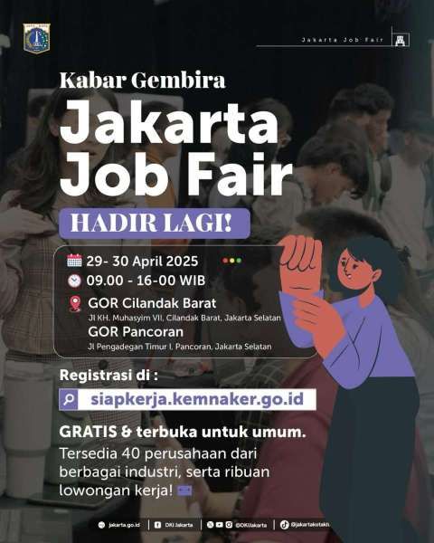 Jakarta Job Fair 29-30 April 2025