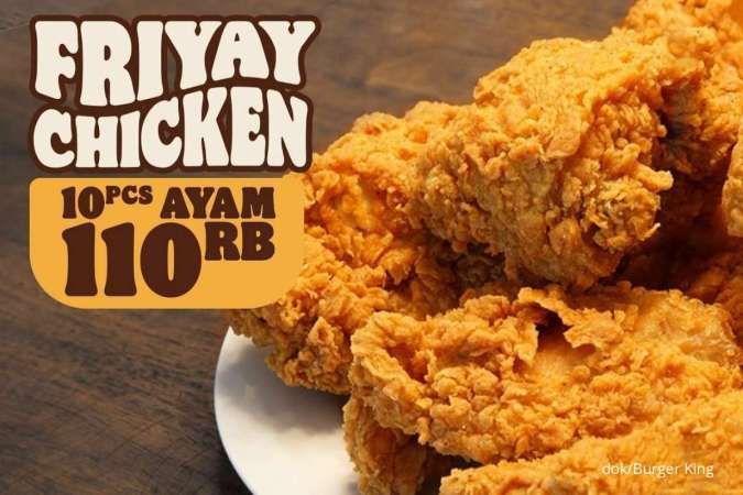 Promo Burger King Edisi Januari 2023, Hemat Beli Friyay Chicken & King’s Chicken
