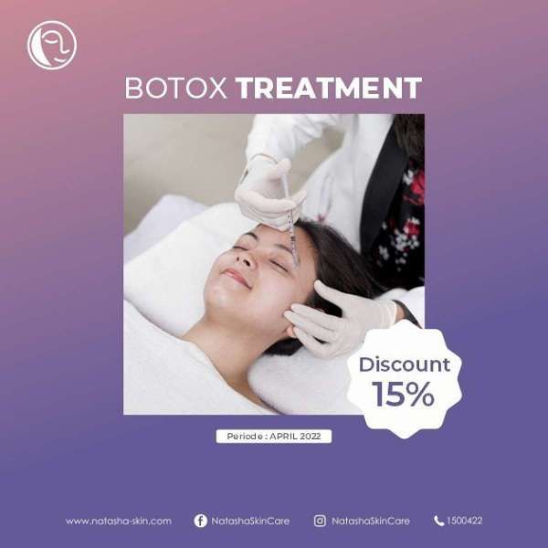 Promo Perawatan Botox di Klinik Natasha, Ada Diskon 15% Selama Bulan April 2022