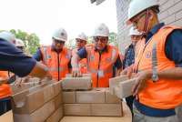 SMGR Percepat Proyek Hunian Pascabencana Lewat Pasokan Bata Interlock Presisi