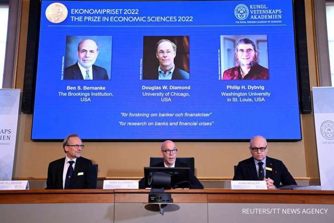 Trio Ekonom AS Bernanke, Diamond, Dybvig Menangkan Nobel Ekonomi 2022