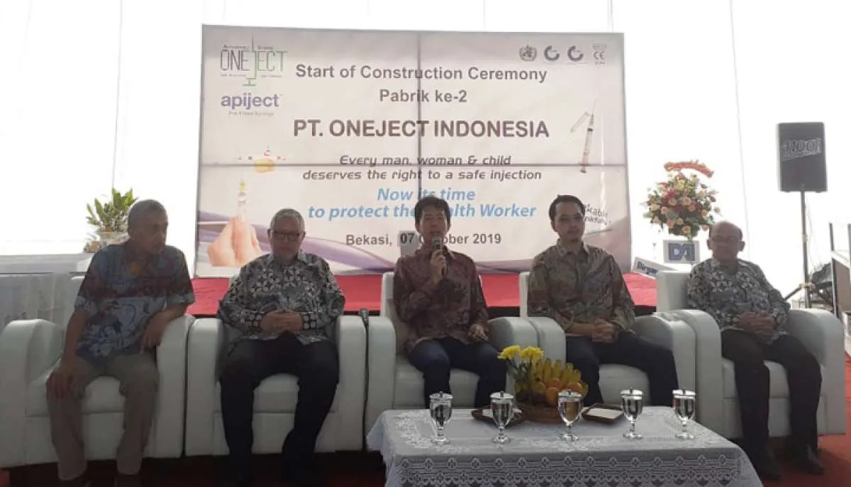 Oneject Indonesia mulai pembangunan pabrik jarum suntik senilai Rp 350 miliar