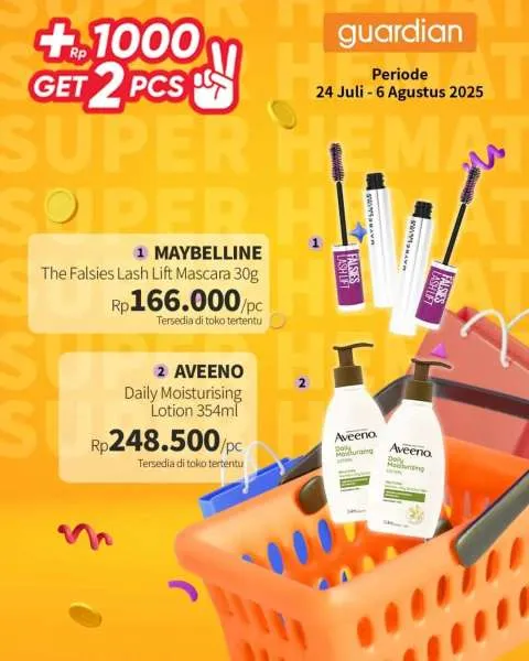 Promo Guardian Super Hemat Periode 24 Juli-6 Agustus 2025