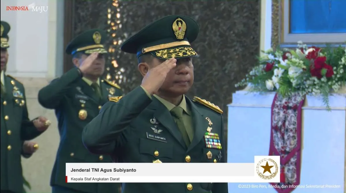 Naik Pangkat Jadi Jenderal TNI, Agus Subiyanto Resmi Dilantik Sebagai KSAD