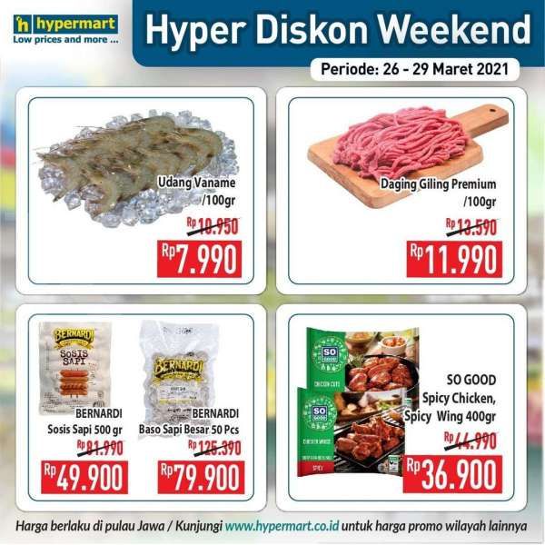 Cek promo JSM Hypermart 26-29 Maret 2021, ada Hyper Diskon Weekend!