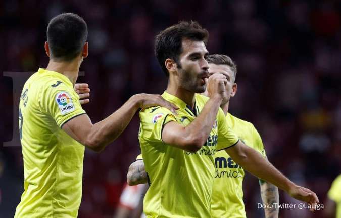 Hasil La Liga Spanyol Atletico Madrid vs Villarreal berakhir imbang 2-2