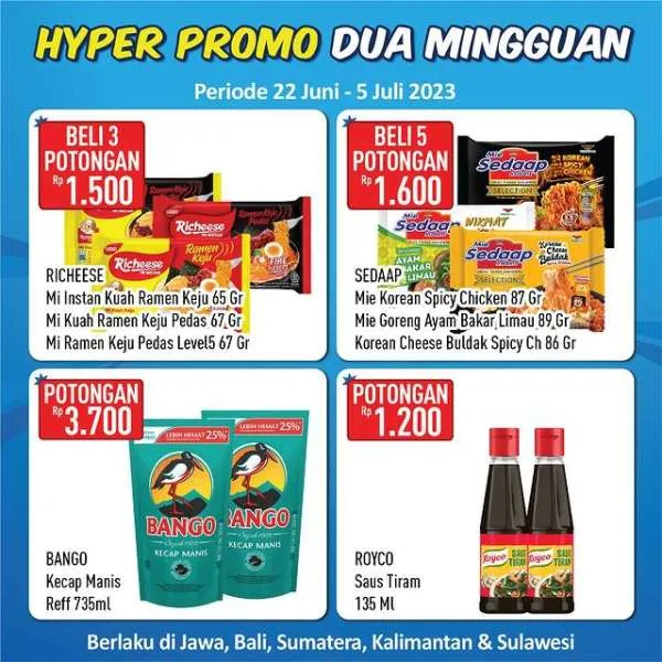 Promo Hypermart Dua Mingguan Periode 22 Juni-5 Juli 2023