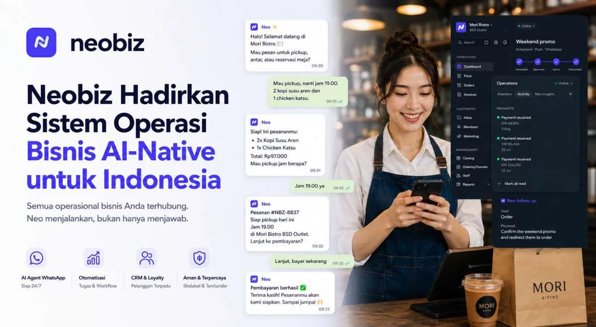 Tak Sekadar Balas Chat, Begini Cara AI Agent Neobiz Bantu Bisnis Lewat WhatsApp