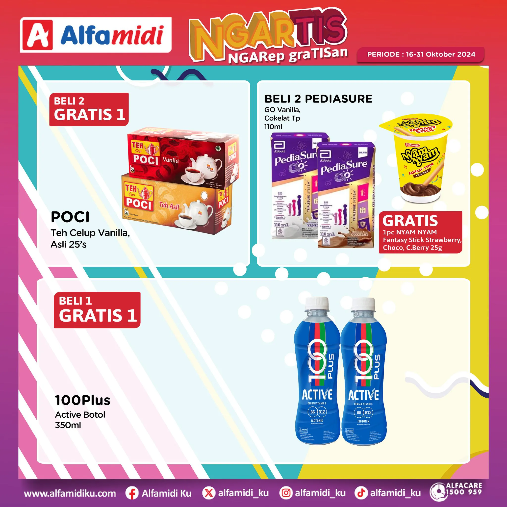 Promo Alfamidi Ngartis (Ngarep Gratisan) Periode 16-31 Oktober 2024