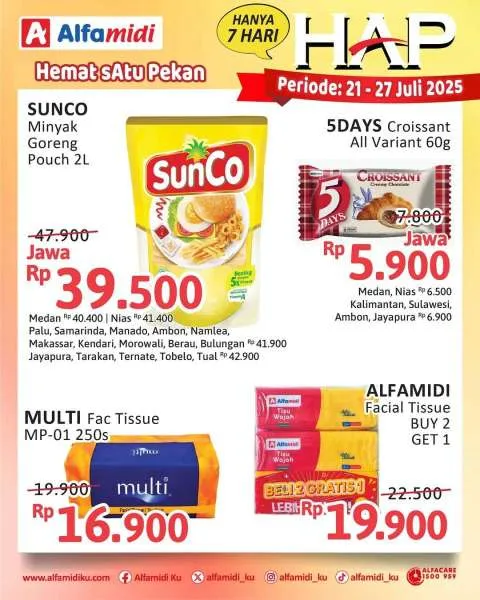 Promo Alfamidi Hemat Satu Pekan Periode 21-27 Juli 2025