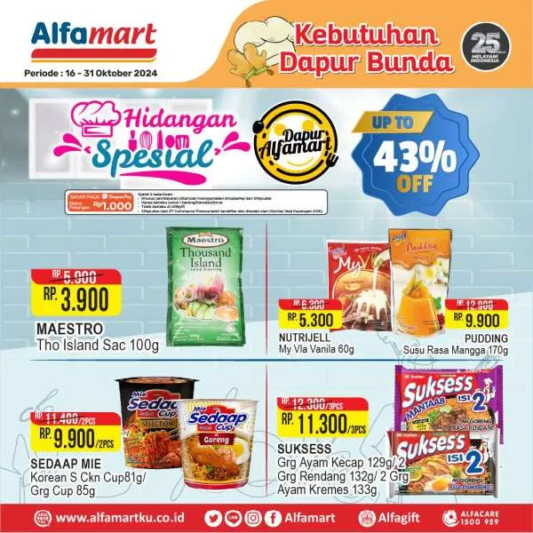 Promo Alfamart Kebutuhan Dapur Periode 16-31 Oktober 2024