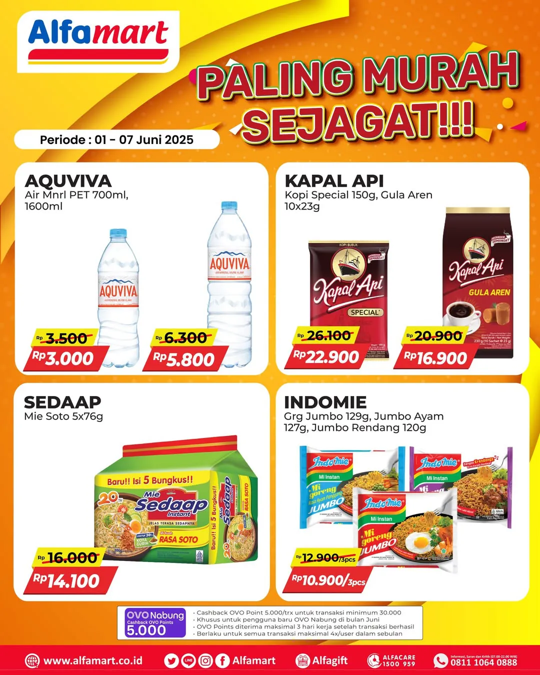 Promo Alfamart Paling Murah Sejagat Periode 1-7 Juni 2025