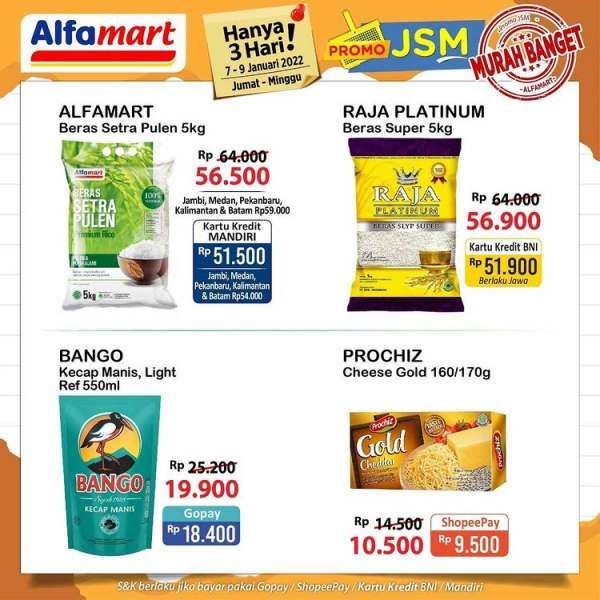 Promo JSM Alfamart Terbaru di 7-9 Januari 2022