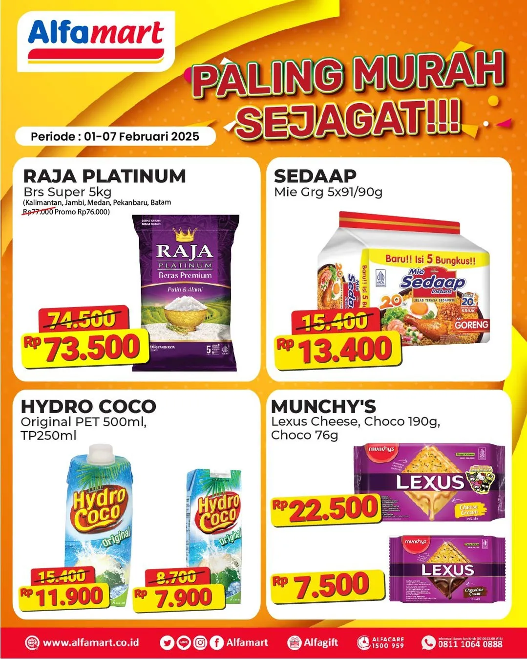 Promo Alfamart Paling Murah Sejagat Periode 1-7 Februari 2025