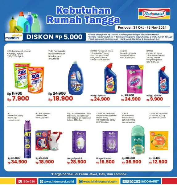 Promo Indomaret Super Hemat Periode 31 Oktober-13 November 2024