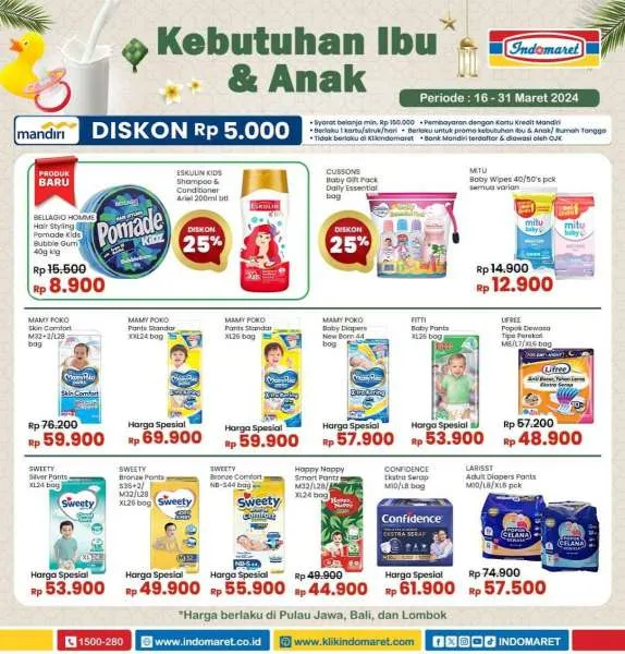 Promo Indomaret Super Hemat Periode 16-31 Maret 2024