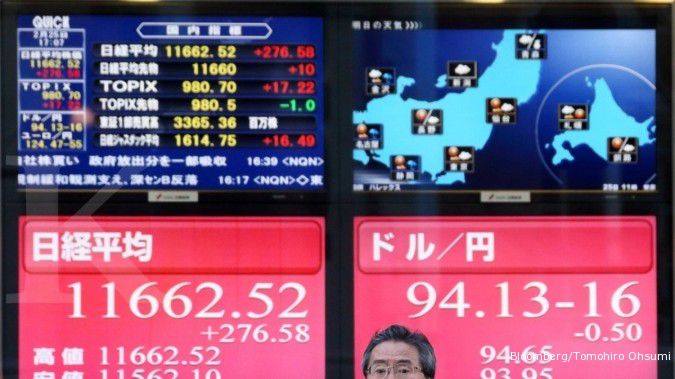 Bursa Jepang dilanda aksi jual pada awal pekan