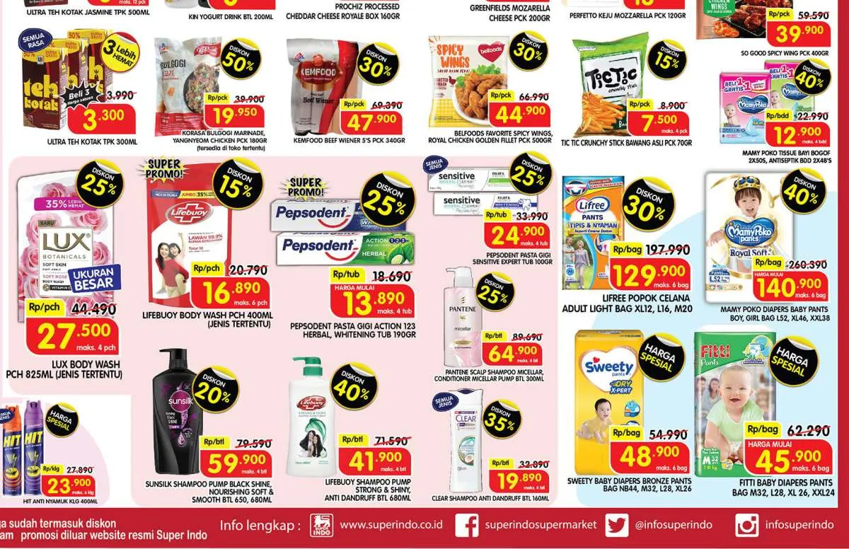 Promo Superindo Sampai Kamis 4 April 2024, Sirup Beli 2 Lebih Hemat Berakhir Hari Ini