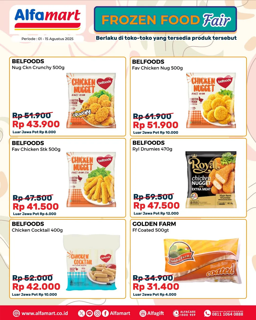 Promo Alfamart Frozen Food Fair Periode 1-15 Agustus 2025