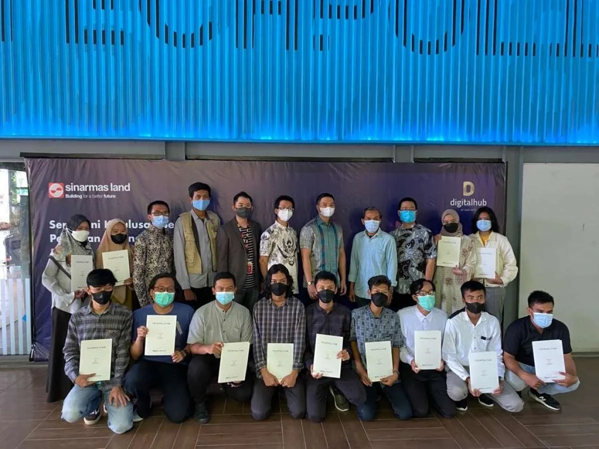 Penerima Beasiswa Pendidikan Pelatihan Coding Digital Hub Lulus dari Techpolitan BSD 