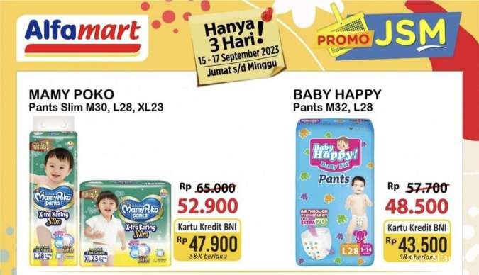 Katalog Promo JSM Alfamart Terbaru Hanya 3 Hari Periode 15-17 September 2023