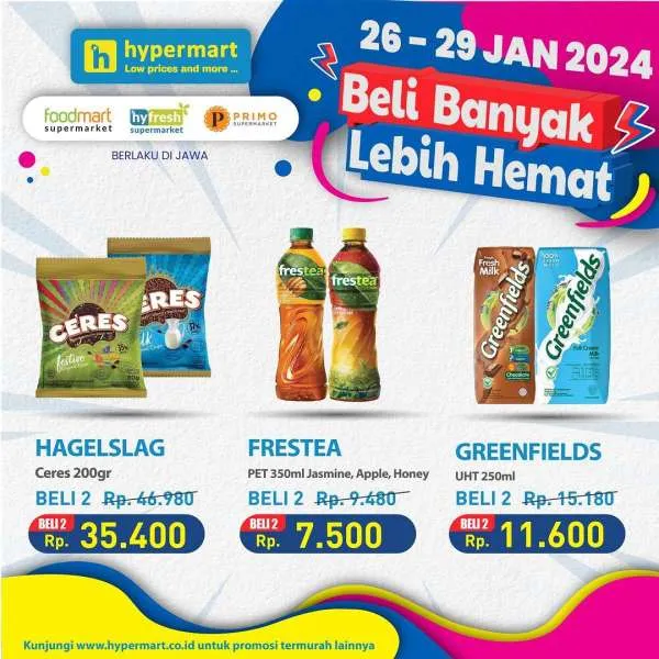 Promo Hypermart Beli Banyak Lebih Hemat Periode 26-29 Januari 2024