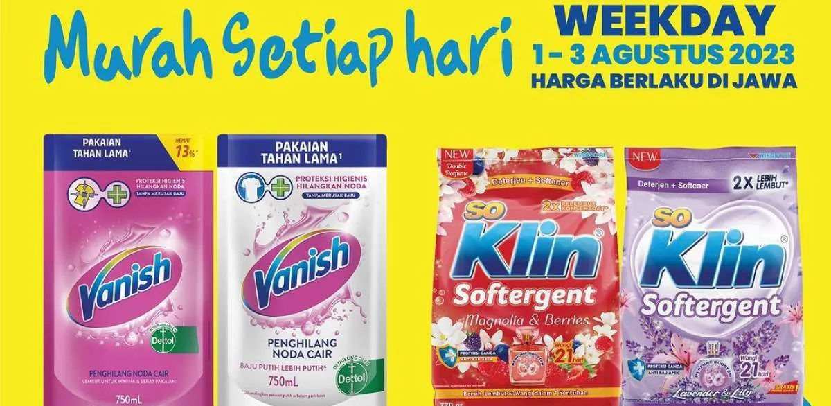Katalog Harga Promo Hypermart Terbaru 1-3 Agustus 2023, Promo Diskon Weekday