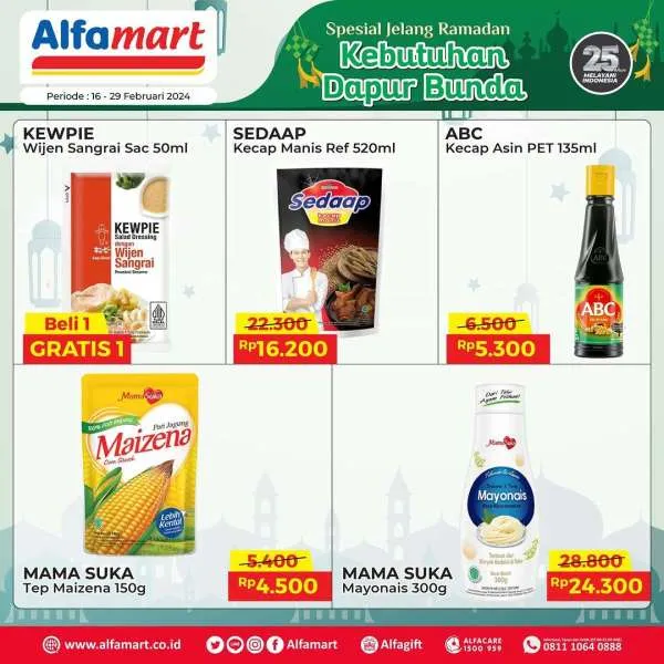 Promo Alfamart Jelang Ramadan Periode 16-29 Februari 2024