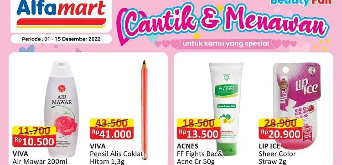 Harga Promo Alfamart Hari Ini 8 Desember 2022 untuk Produk Perawatan Tubuh Anda