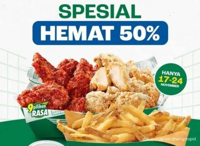 Promo Wingstop x BRI 17-24 November, Makan Enak Menu Favorit Hemat sampai 50%