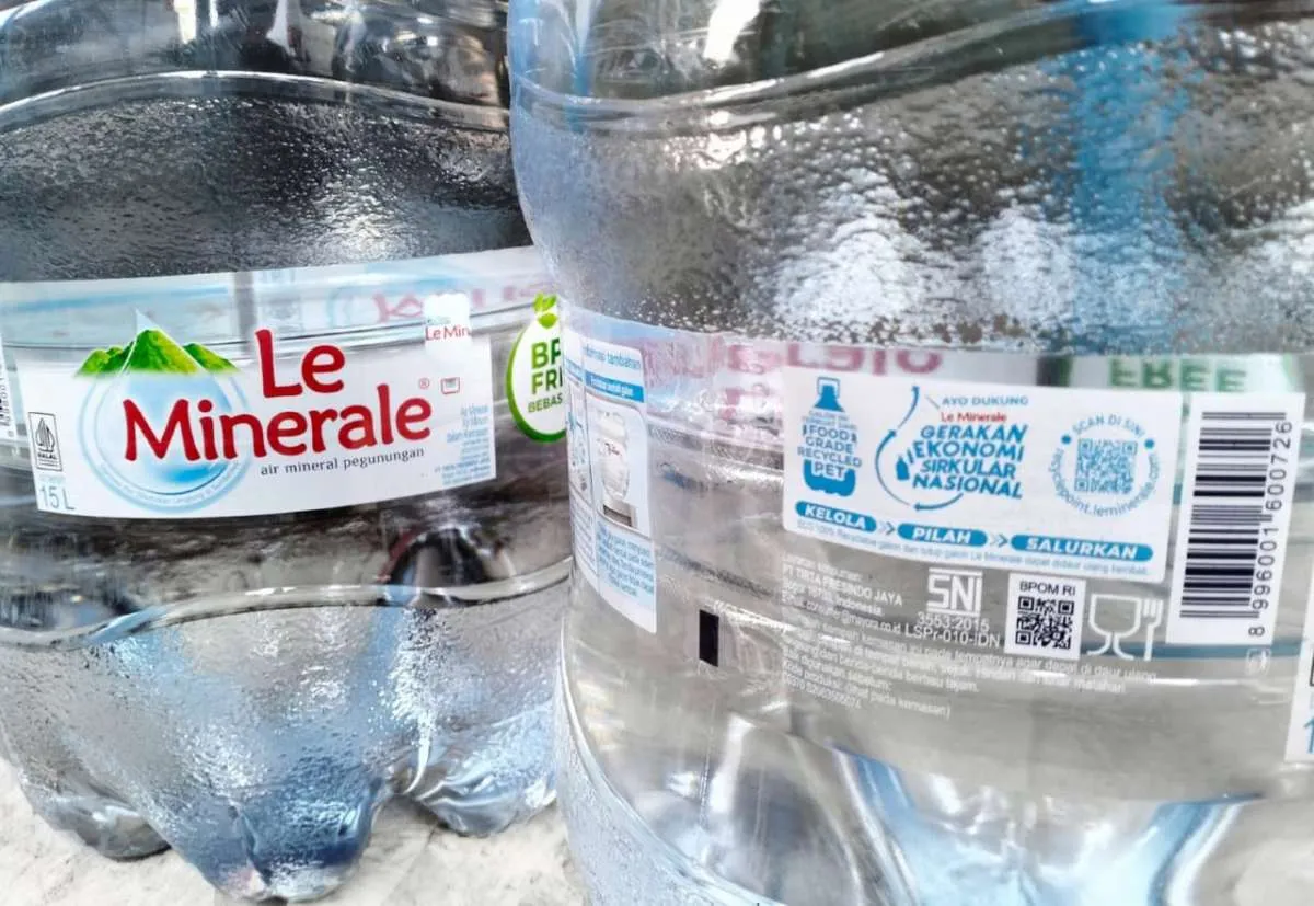 Le Minerale Luncurkan Galon rPET Berstandar Food Grade